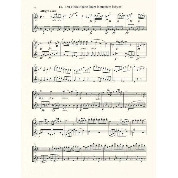 Schott Zauberflöte 2 Querflöten