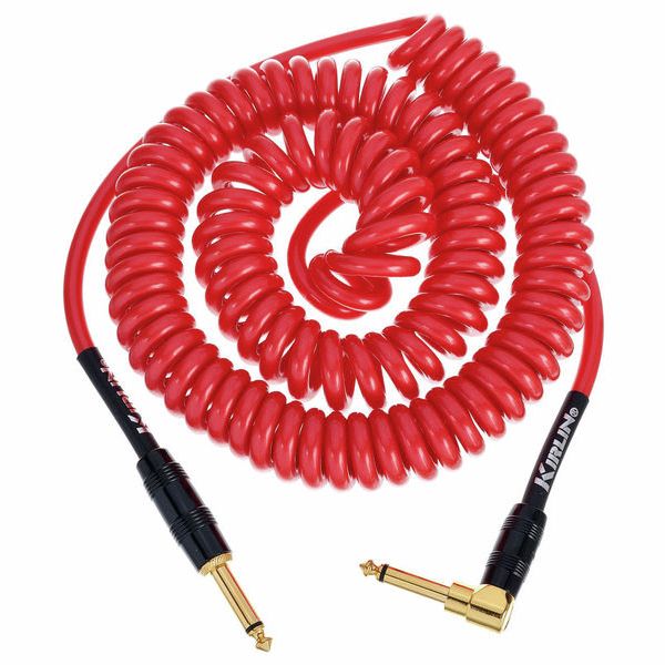 Kirlin Premium Coil Cable 6m Red