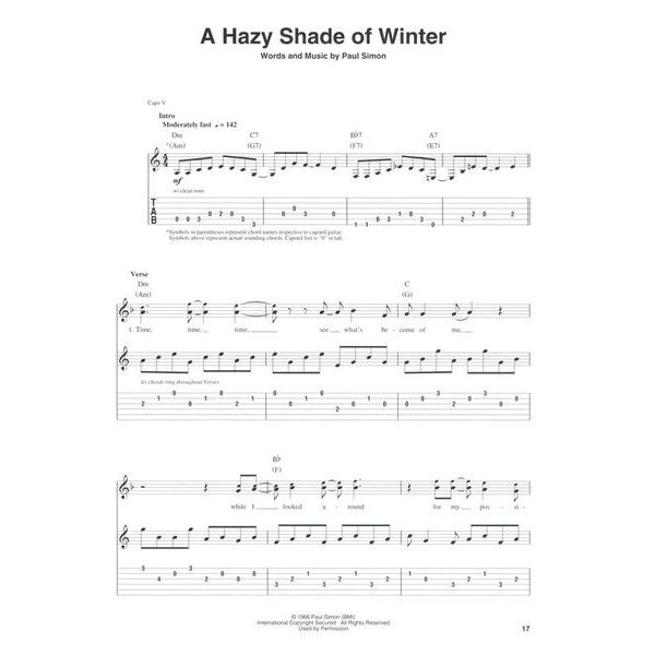 Hal Leonard Guitar Play Simon & Garfunkel