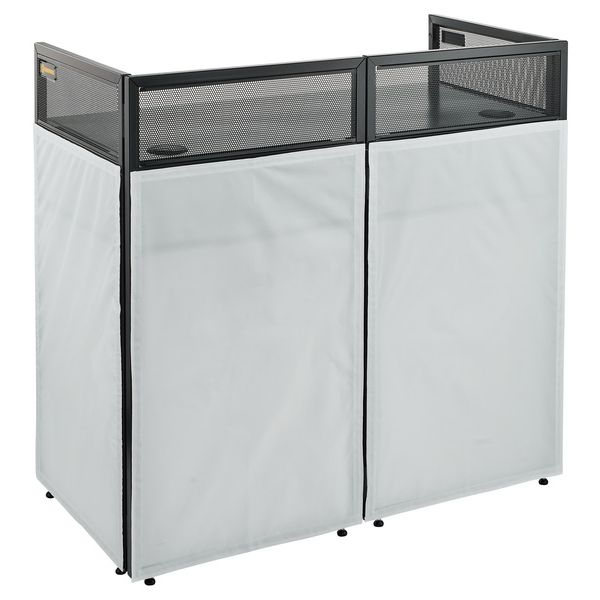 Roadworx DJ Table White Shelf