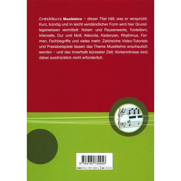 Schott Crashkurs Musiklehre