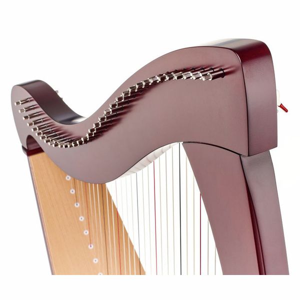 Lyon & Healy Drake LT Lever Harp Mahogany