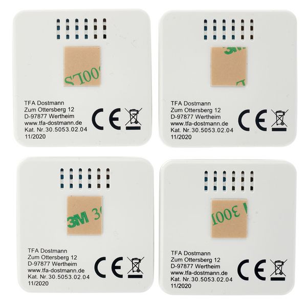 TFA Thermo-Hygrometer WH Set of 4