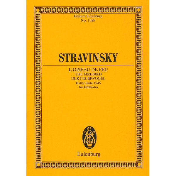 Edition Eulenburg Strawinsky Der Feuervogel