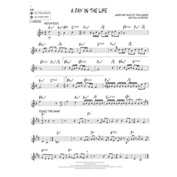 Hal Leonard Jazz Play-Along John Lennon