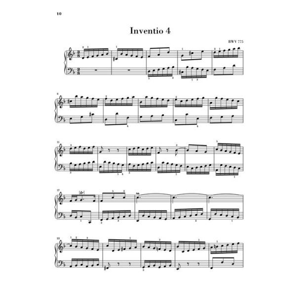 Henle Verlag Bach Inventionen und Sinfonien