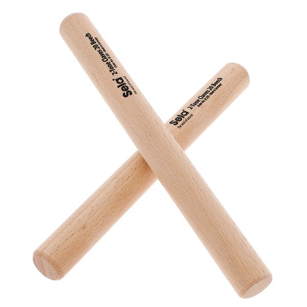 Sela 2-tone claves 20 Beech