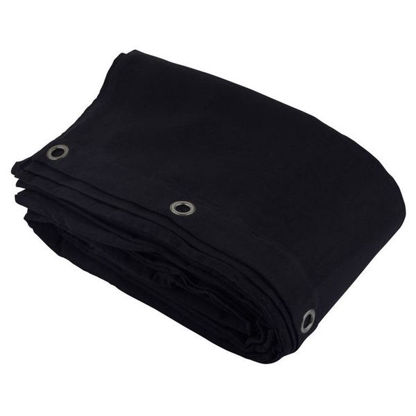 Stairville Curtain 160g/m 1.0x5.0m Bk