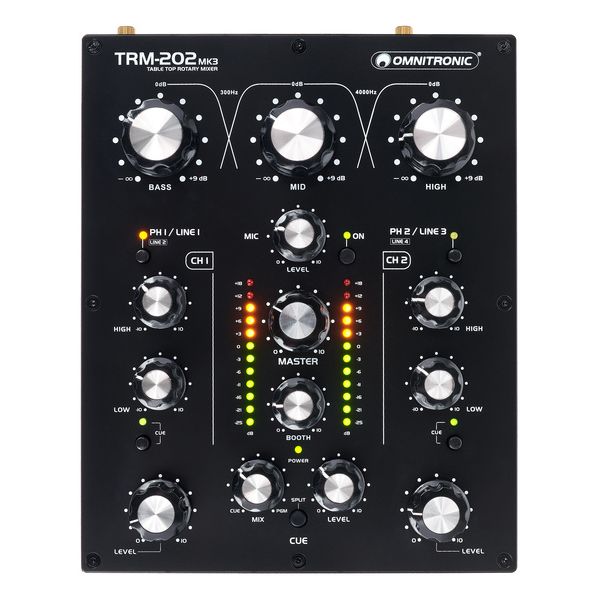 Omnitronic TRM-202 MK3 HP Bundle