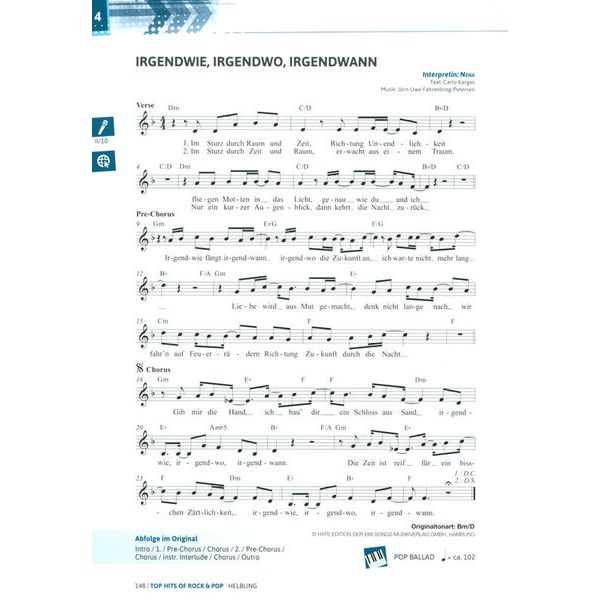 Helbling Verlag Top Hits of Rock & Pop