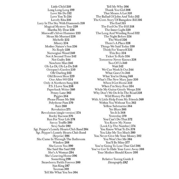 Hal Leonard Beatles Complete Chord Songboo