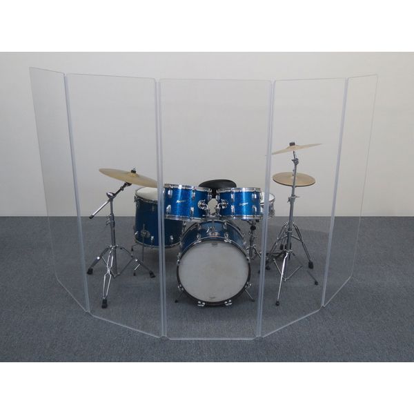 Clearsonic A2448x5 Drum Shield Bag Bundle