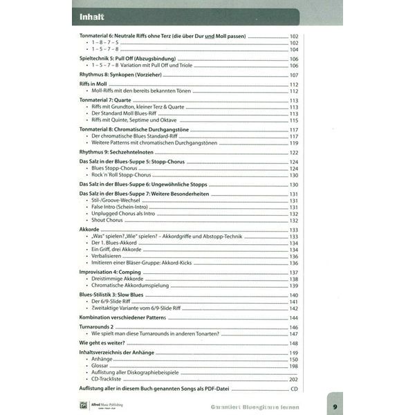 Alfred Music Publishing Garantiert Bluesgitarre lernen