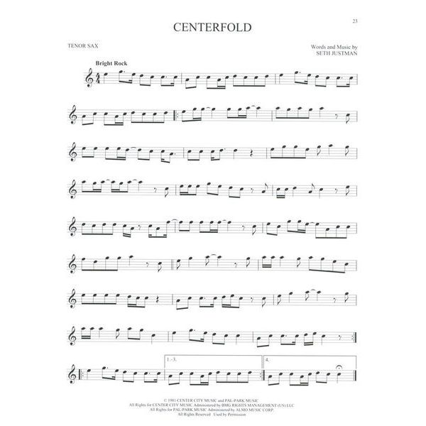 Hal Leonard 101 Popular Songs T-Sax