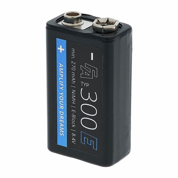 Fischer Amps 9V NIMH Accu - 300mAh