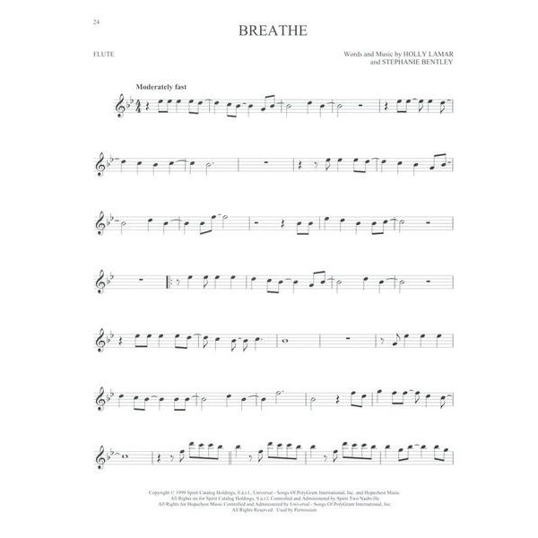 Hal Leonard 101 Hit Songs For Flute