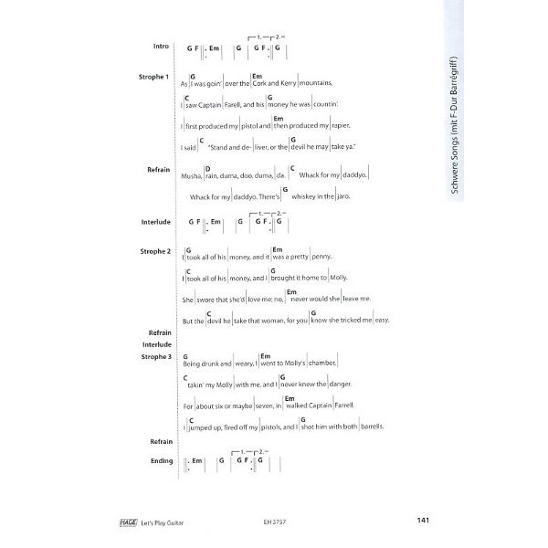 Hage Musikverlag Let's Play Guitar 1