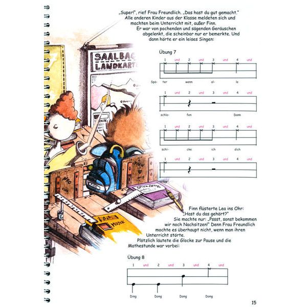 mymusicschool Eulenbande Lesenacht Cajon