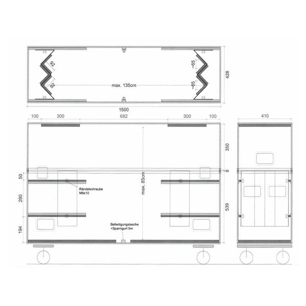 Thon Display MultiCase 55" 2in1 PB