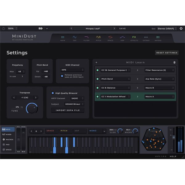 Sound Particles MiniDust