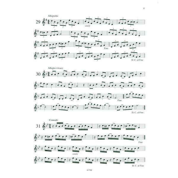 Brenreiter 35 Etüden Sopranblockflöte