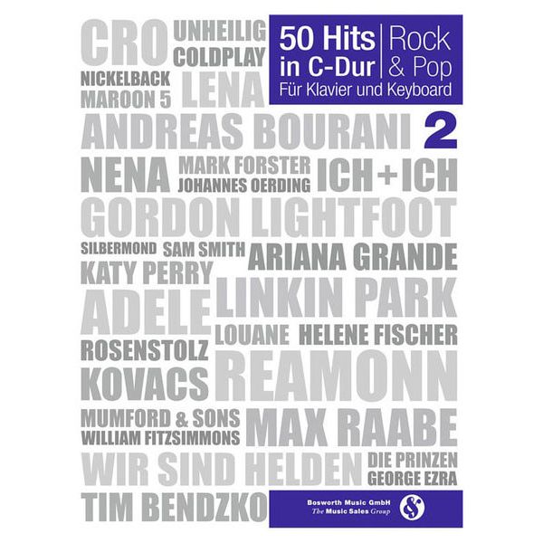 Bosworth 50 Hits in C-Dur Rock & Pop 2