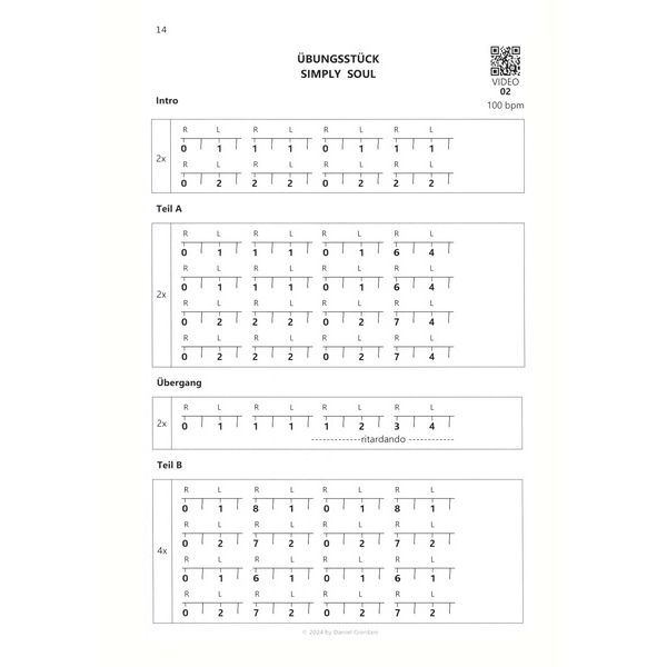 Edition Dux bungsstücke for Handpan