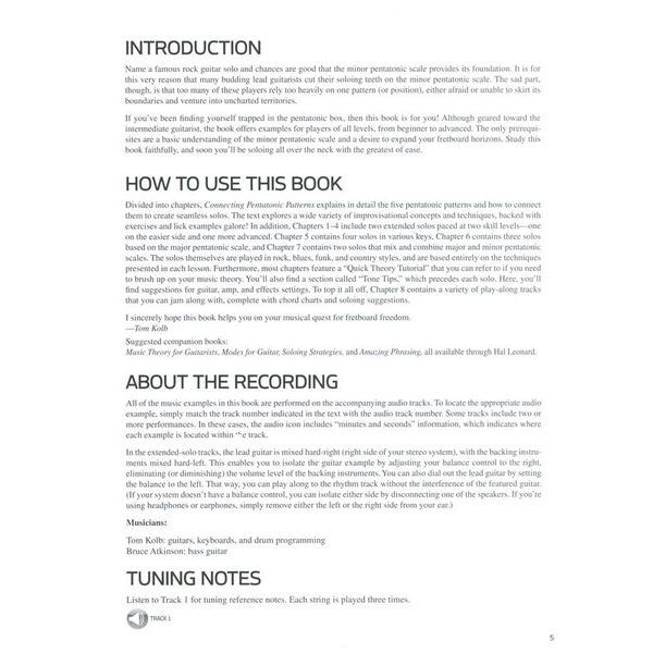 Hal Leonard Connecting Pentatonic Patterns