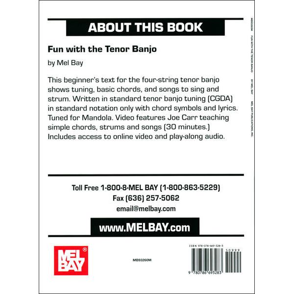 Mel Bay Fun With The Tenor Banjo