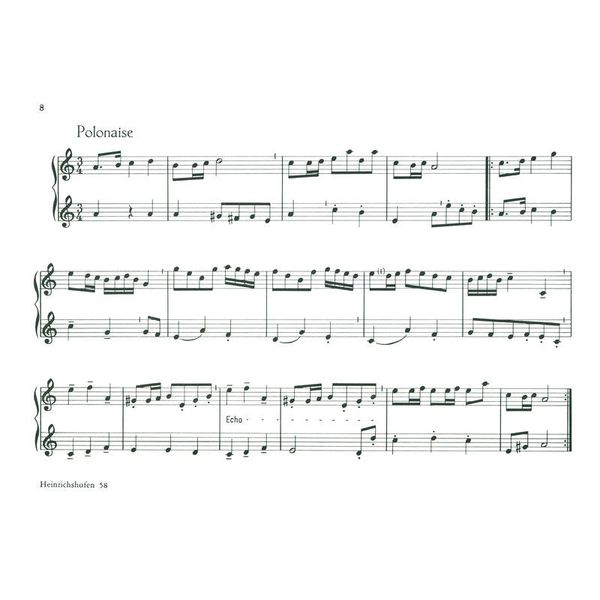 Heinrichshofen Verlag Bach 7 Stücke 2 Blockflöten