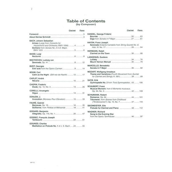 Carl Fischer Repertoire Classics Clarinet