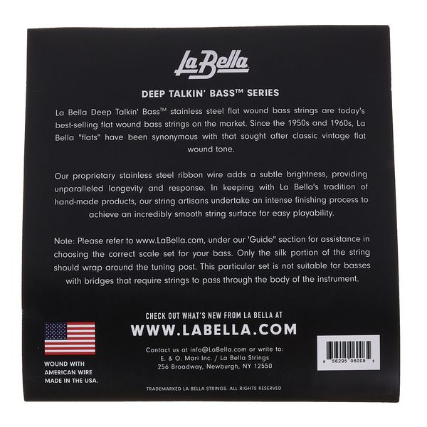 La Bella 760FS Deep Talkin Bass