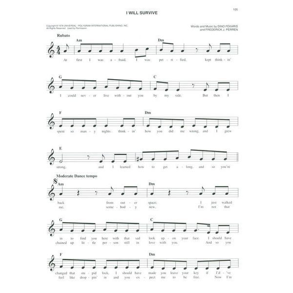 Hal Leonard The Easy Seventies Fake Book