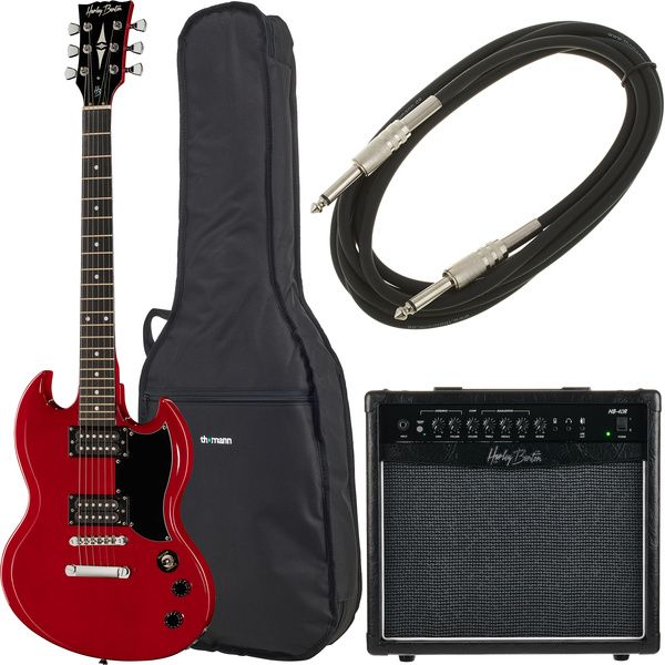 Harley Benton DC-200 CH Student Serie Bundle