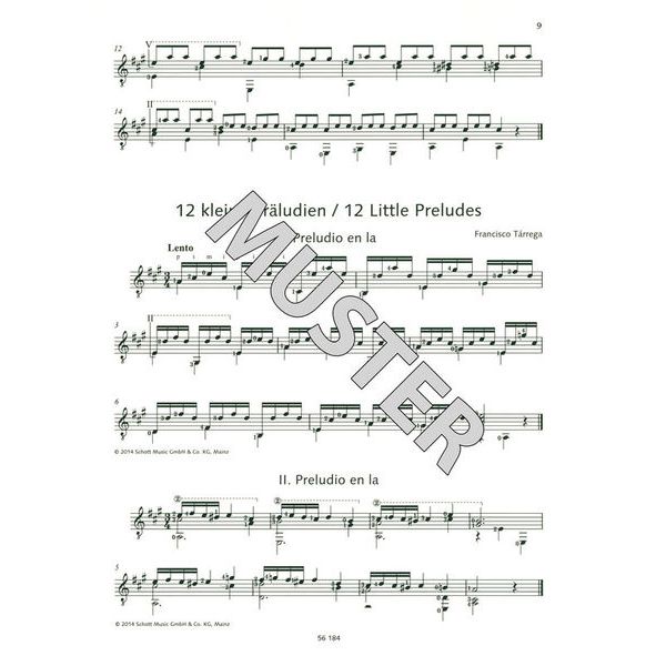 Schott Tárrega For Guitar