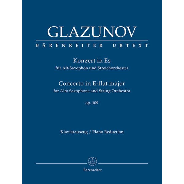 Brenreiter Glasunow Concert Es-Dur