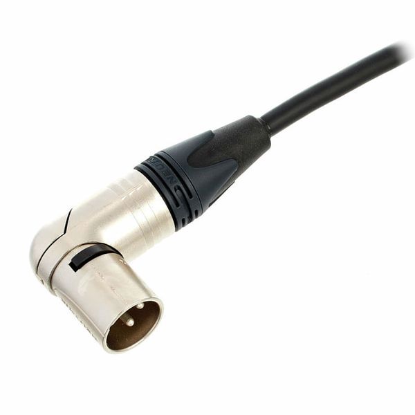 pro snake XLR Patch Angled/male 1m