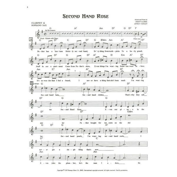 Music Minus One From Dixie to Swing Clarinet