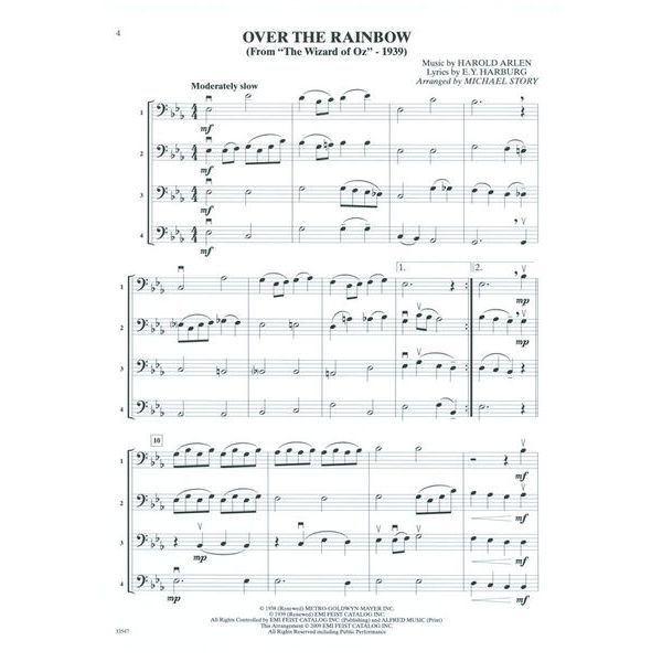 Alfred Music Publishing Movie Quartets for All Cello