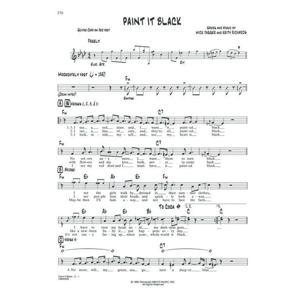 Alfred Music Publishing Rolling Stones Fake Book