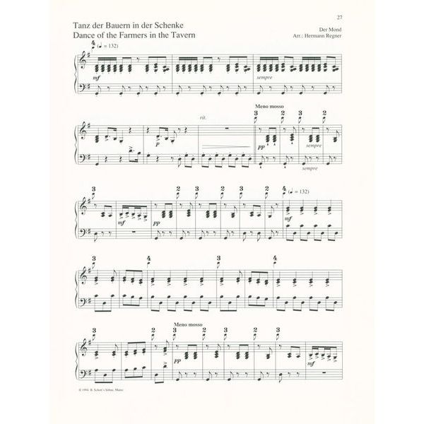 Schott Orff Klavierbuch