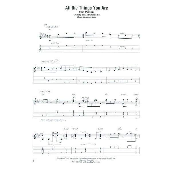 Hal Leonard Joe Pass Omnibook C