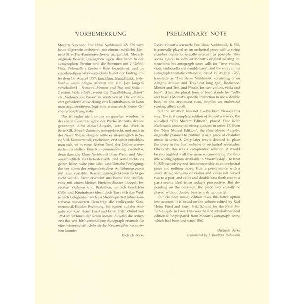 Brenreiter Mozart Nachtmusik Streichqt.