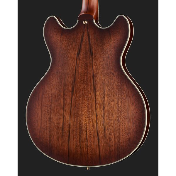 DAngelico Deluxe DC Satin Brown Burst