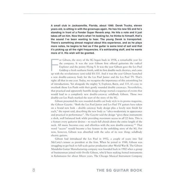 Backbeat Books The SG Guitar Book