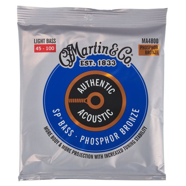 Martin Guitar MA4800 Acoustic Bass Strings