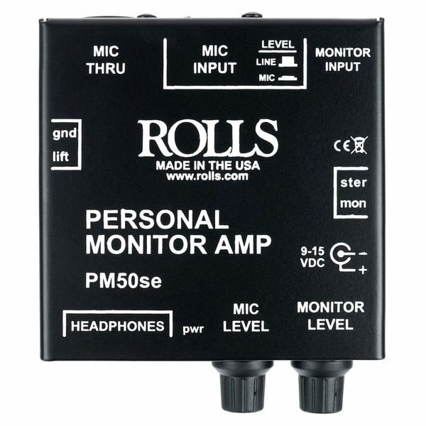 Rolls PM 50se Personal Monitor Amp