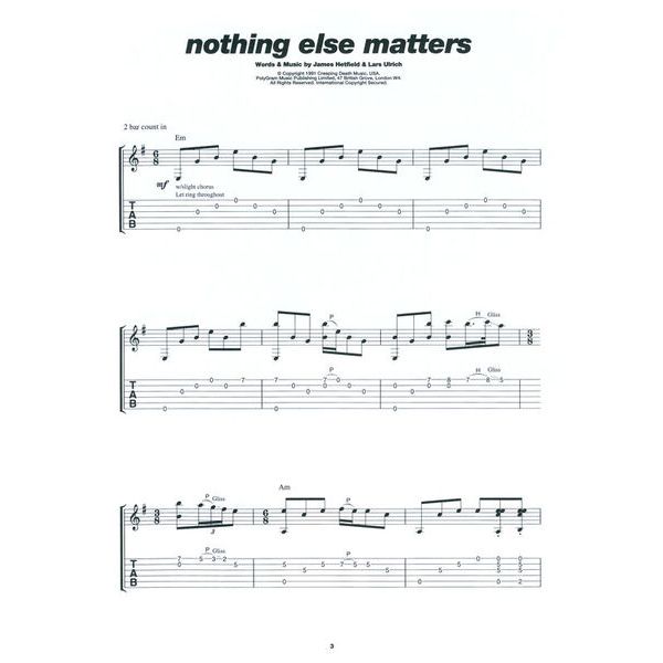 Music Sales Play Guitar With Metallica