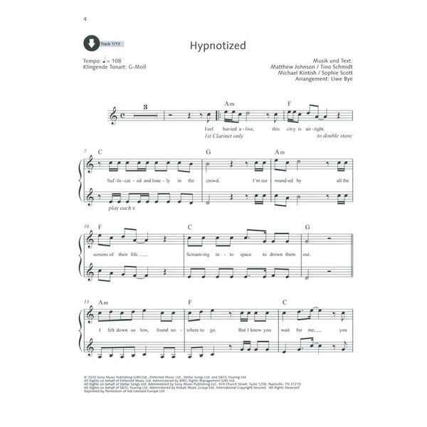 Schott Pop For Clarinet 4