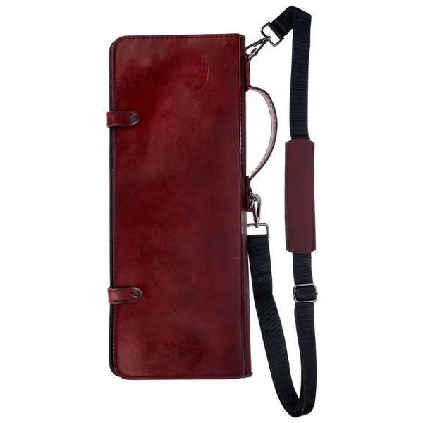 Zultan Leather Stick Bag Red